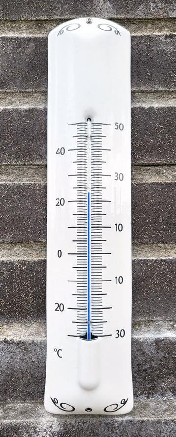 Thermometer deco wit, Verzamelen, Merken en Reclamevoorwerpen, Verzenden, Nieuw