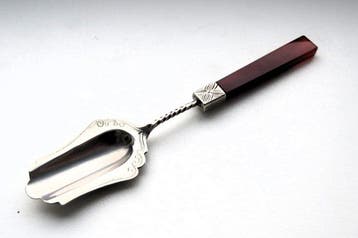 Lepel - .835 zilver - antieke suikerschep