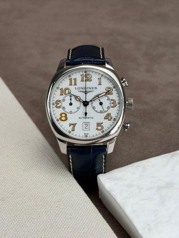 Longines - Spirit Chronograph Automatic - L2.705.4 - Homme -, Handtassen en Accessoires, Nieuw