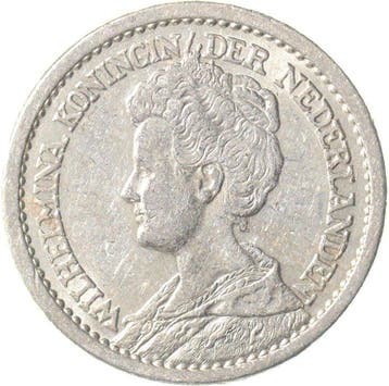 Nederland. Wilhelmina. 1/2 Gulden 1912 KWALITEIT (Zonder
