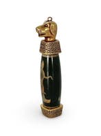 Tibetaanse amulet met prachtige DZI-parel KwanYin, Chinees
