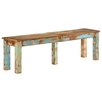 vidaXL Bank 160x35x46 cm Massief gerecycled hout, Verzenden, Nieuw