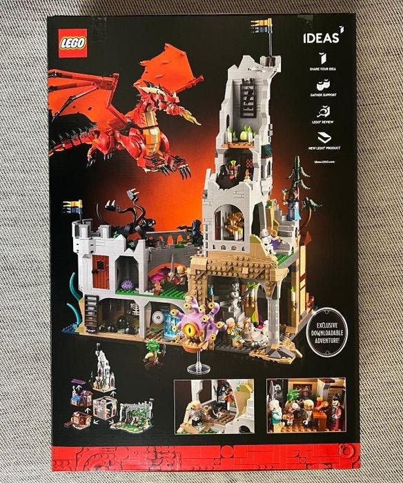 Lego - Ideas - 21348 - Dungeons & Dragons: Red Dragon Tale, Kinderen en Baby's, Speelgoed | Duplo en Lego