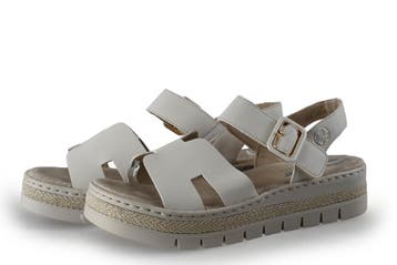 Rieker Sandalen in maat 41 Beige, Kleding | Dames, Schoenen, Verzenden, Beige, Sandalen of Muiltjes, Zo goed als nieuw