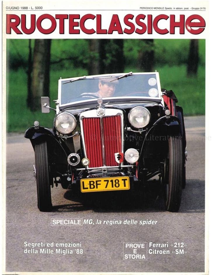 1988 RUOTECLASSICHE MAGAZINE 08 ITALIAANS, Livres, Autos | Brochures & Magazines, Enlèvement ou Envoi