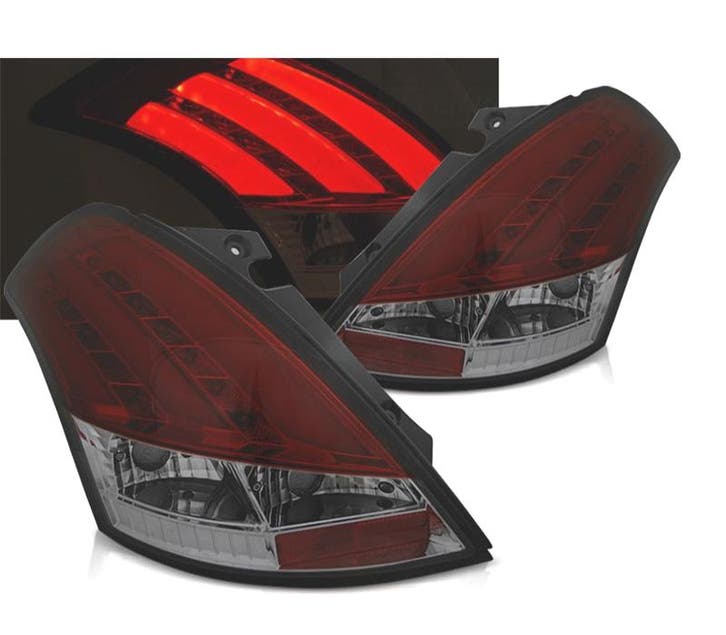 Feux Arrière Pour Suzuki Swift V 10-17 New Led Bar Rouge Fum, Autos : Pièces & Accessoires, Éclairage, Envoi
