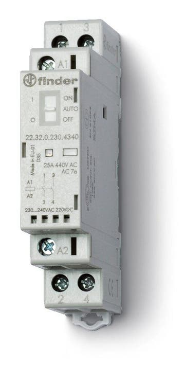 Finder 25A Modulaire Contacteur Met LED Indicator -, Verzenden