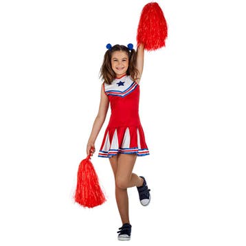 Cheerleader Kostuum Meisje, Verzenden, Nieuw
