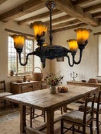 Griffin Decorations - Lamp - Model PF-2017/MSH - polystone -