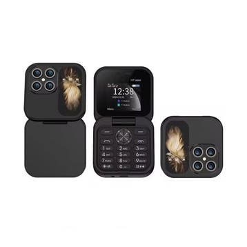 I17 Mini Vouwbare Telefoon - 1.77 inch HD Scherm - Dual SIM, Verzenden, Nieuw