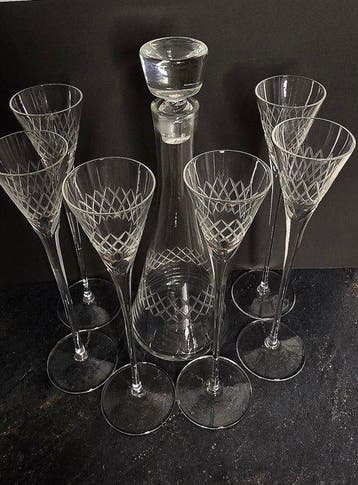 Bohême - Drinkset - kristallijn - Karaf en 6 glazen
