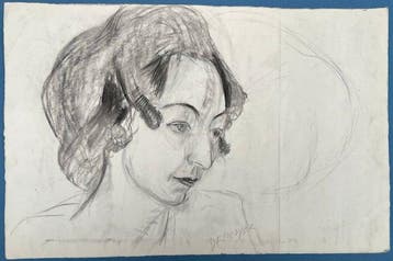 François Desnoyer (1894–1972) - Double étude de portraits
