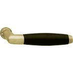 Intersteel Deurkruk Ton 400 messing getrommeld/ebbenhout, Ophalen of Verzenden, Nieuw