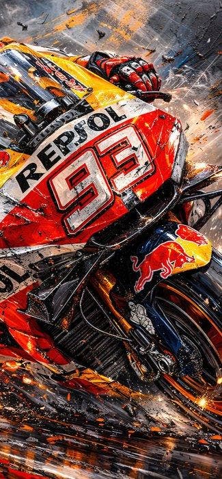 Canvas Fit - Alberto Ricardo - Marc Márquez: Sinfonía a