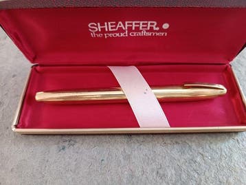 Sheaffer - Pluma Sheaffer Imperial oro 12K GF Crow. Años, Nieuw