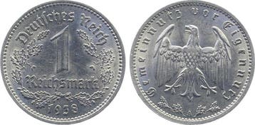 Duitsland 1 Reichsmark 1938 A prfr! J 354, Verzenden