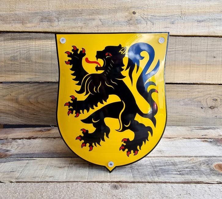 Wapenschild Vlaanderen, Verzamelen, Merken en Reclamevoorwerpen, Verzenden