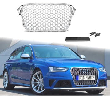 Calandre Pour Audi A4 B8 11-15 Gris Clair, Verzenden, Nieuw