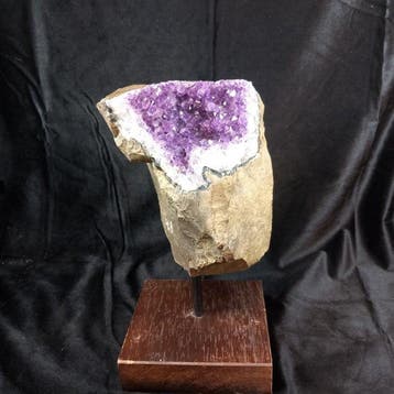 amethist Geode - Hoogte: 14 cm - Breedte: 19 cm- 4.87 kg -