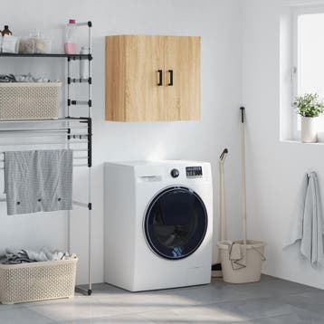 vidaXL Wandkast 60x31x60 cm bewerkt hout sonoma eikenkleurig, Verzenden