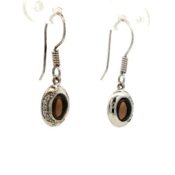 Sans prix de réserve - Boucles doreilles Argent - 1.64ct.