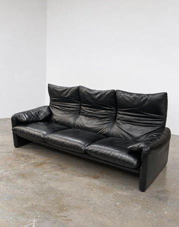 Cassina - Vico Magistretti - Sofa - Maralunga - Leder -