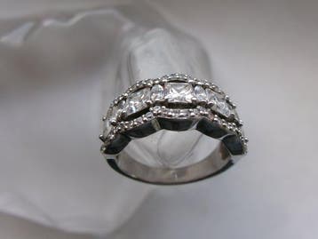 Zilver - Ring - Art Deco-stijl