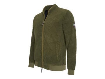 Veiling - Cappuccino Italia Sherpa Fleece Vest Army - L, Nieuw