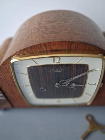 Mantelklok - Junghans - Art Deco Hout - 1930-1940