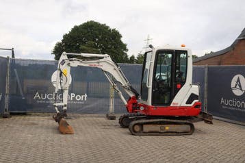 Veiling: Minigraver Takeuchi TB225 Diesel 16.5kW 2018, Ophalen