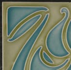 Jugendstil Tegel - Aktien-Gesellschaft Norddeutsche, Antiek en Kunst