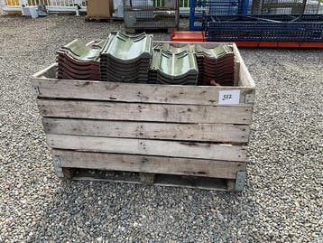 Lot dakpannen 60st Narvik groen incl bak (Diverse), Ophalen of Verzenden, Nieuw
