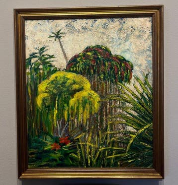 École italienne (XX) - Foresta Tropicale, Antiquités & Art