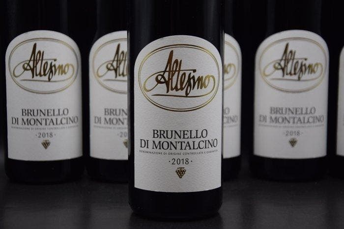 2018 Altesino - Brunello di Montalcino DOCG - 6 Flessen, Verzamelen, Wijnen