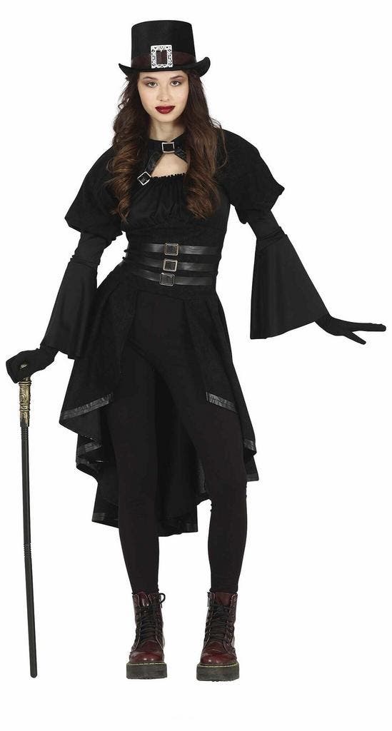Gothic Halloween Kostuum Tiener, Hobby en Vrije tijd, Feestartikelen, Nieuw, Verzenden