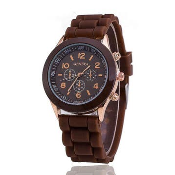 Jelly Horloge voor Dames - Kwarts Uurwerk Silicoon Bandje, Verzenden