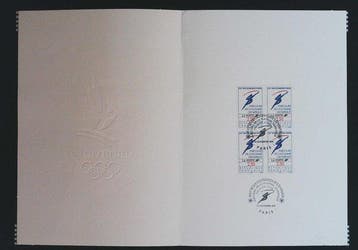 France 1991/1992 - Jeux Olympiques d hivers AlbertVille 192, Gestempeld