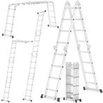Vouwladder 5,60m Alu | Retour Deal 34% Korting Nu!, Doe-het-zelf en Bouw, Gereedschap | Lasapparaten, Verzenden, Nieuw