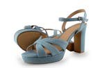 Manfield Sandalen in maat 42 Blauw, Kleding | Dames, Schoenen, Sandalen of Muiltjes, Manfield, Gedragen, Verzenden