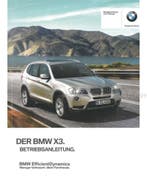 2013 BMW X3 INSTRUCTIEBOEKJE DUITS