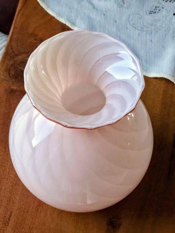 Vintage Swirl Glasvase - Vaas - Glas