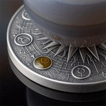 Ghana. 10 Cedis 2025 Venus - Solar System 2 oz Antique