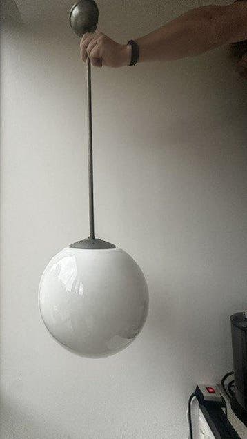Lampe à suspendre - Verre, Métal