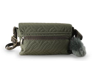 Kipling Schoudertas Groen, Handtassen en Accessoires, Tassen | Damestassen, Verzenden, Zo goed als nieuw, Groen