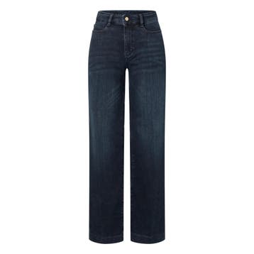 MAC • blauwe Dream Wide auth. jeans• 36, Verzenden