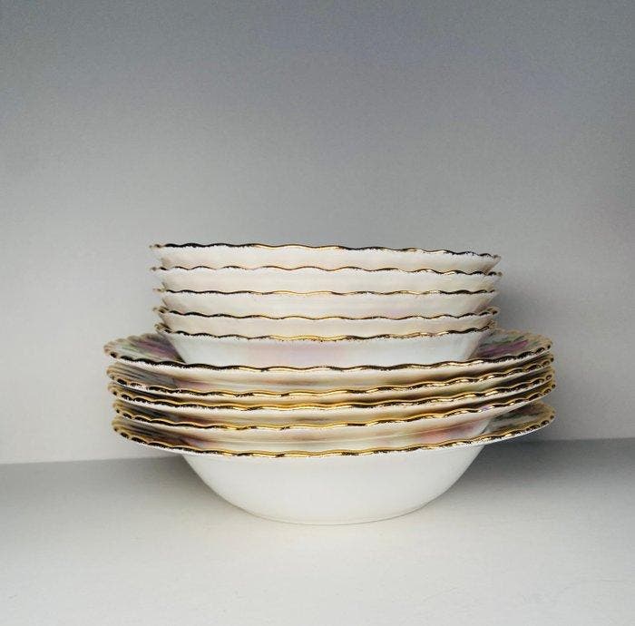 Royal Albert - Tafelservies (10) - Old Country Roses -, Antiek en Kunst, Antiek | Glaswerk en Kristal