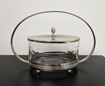 Koektrommel - Art Deco - Koekdoos - Koekpot - Koekjespot -, Antiek en Kunst