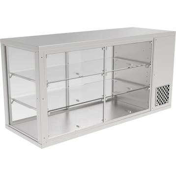 Koelvitrine | AKV-S | 299L | RVS | +6°C/+12°C | Geforceerd, Verzenden, Nieuw in verpakking