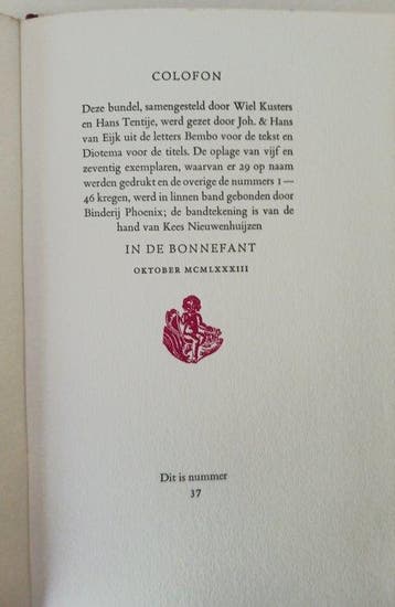 Wiel Kusters; Hans Tentije; diverse dichters; Jan Sierhuis;