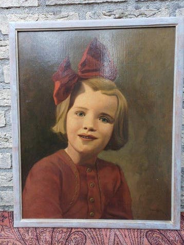 Dorus Art (1901 -1961) - Meisjesportret